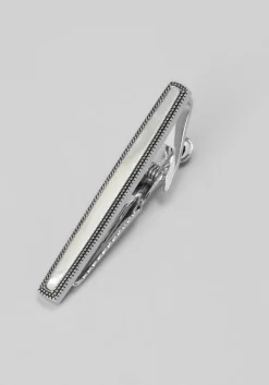 Jos. A. Bank Dotted Frame Mother-Of-Pearl Tie Bar