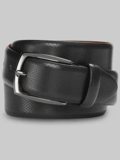 Jos. A. Bank Feather Edge Textured Leather Belt