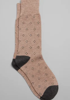 Jos. A. Bank Floral Dot Merino Wool Blend Socks