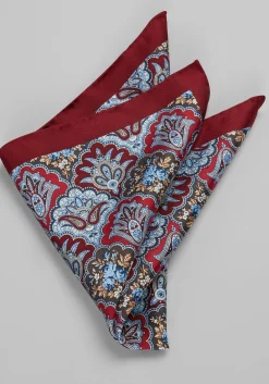 Jos. A. Bank Floral Paisley Pocket Square