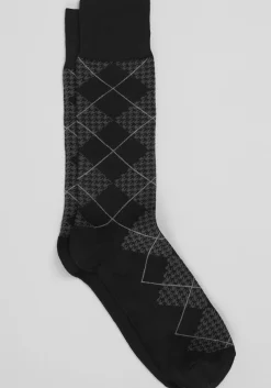 Jos. A. Bank Houndstooth and Argyle Bamboo Socks