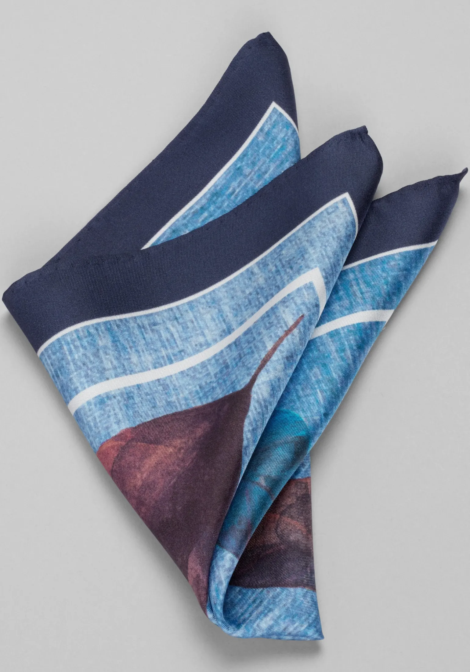 Jos. A. Bank Leaf Pattern Pocket Square