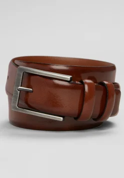 Jos A. Bank Marbleized Leather Dress Belt