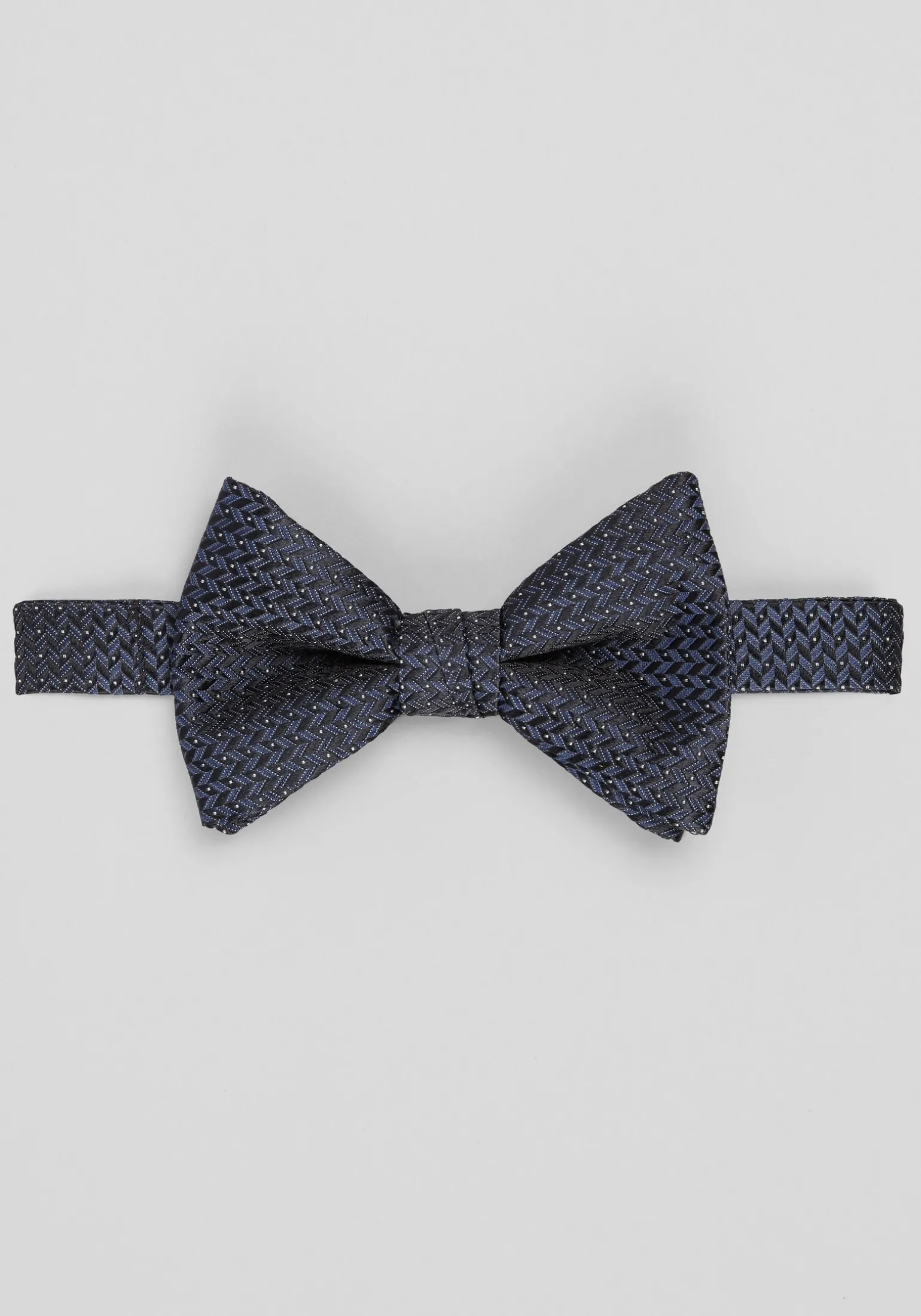 Jos. A. Bank Microneat Zig Zag Pre-Tied Big Bow Tie