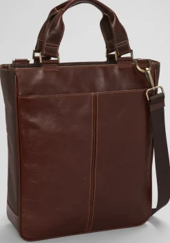 Jos. A. Bank North South Leather Tote