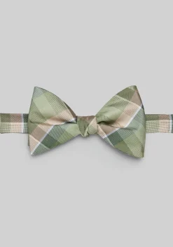Jos. A. Bank Plaid Pre-Tied Big Bow Tie