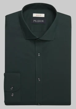 Jos. A. Bank Skinny Fit Spread Collar Solid Dress Shirt