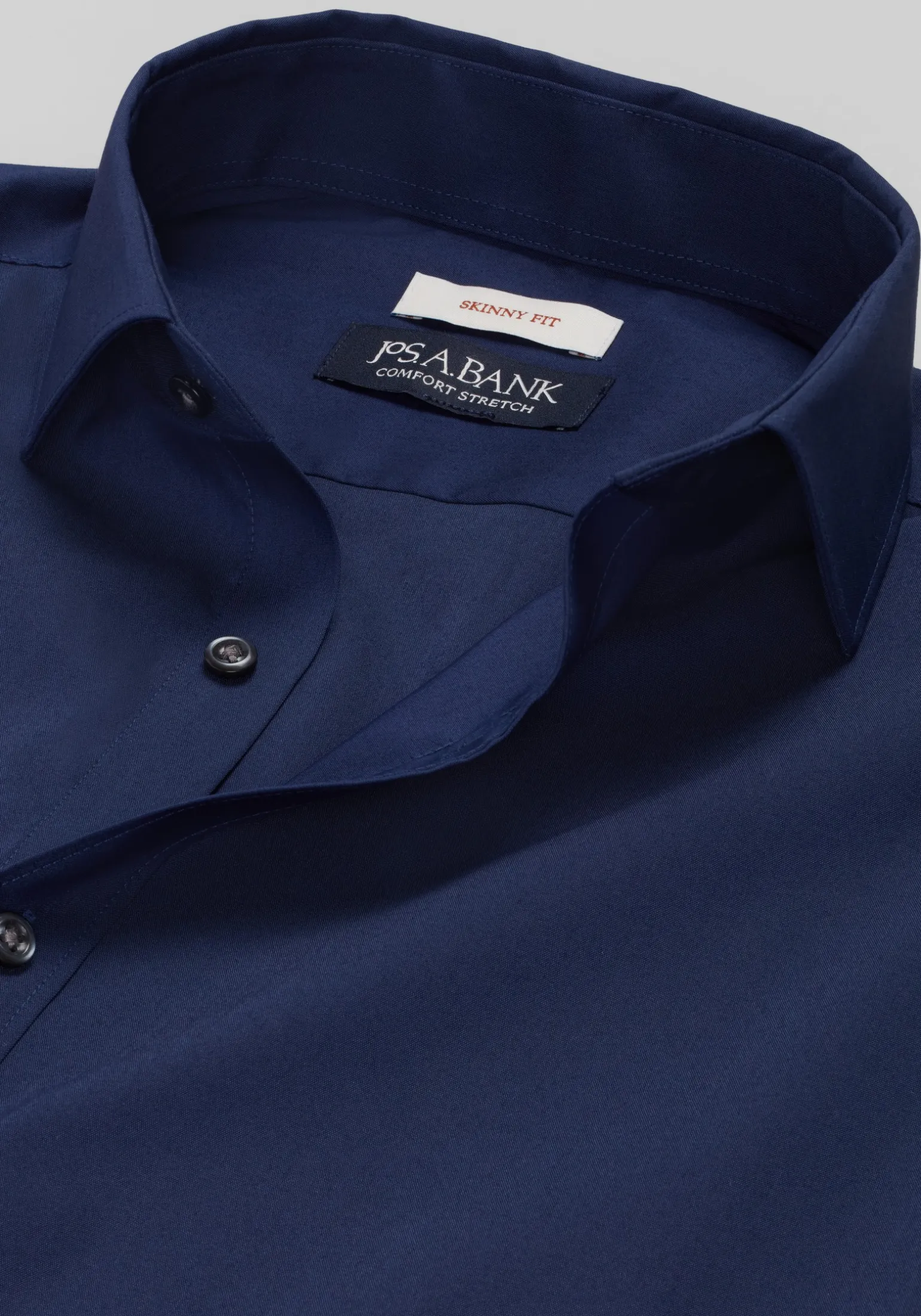 Jos. A. Bank Skinny Fit Spread Collar Solid Dress Shirt