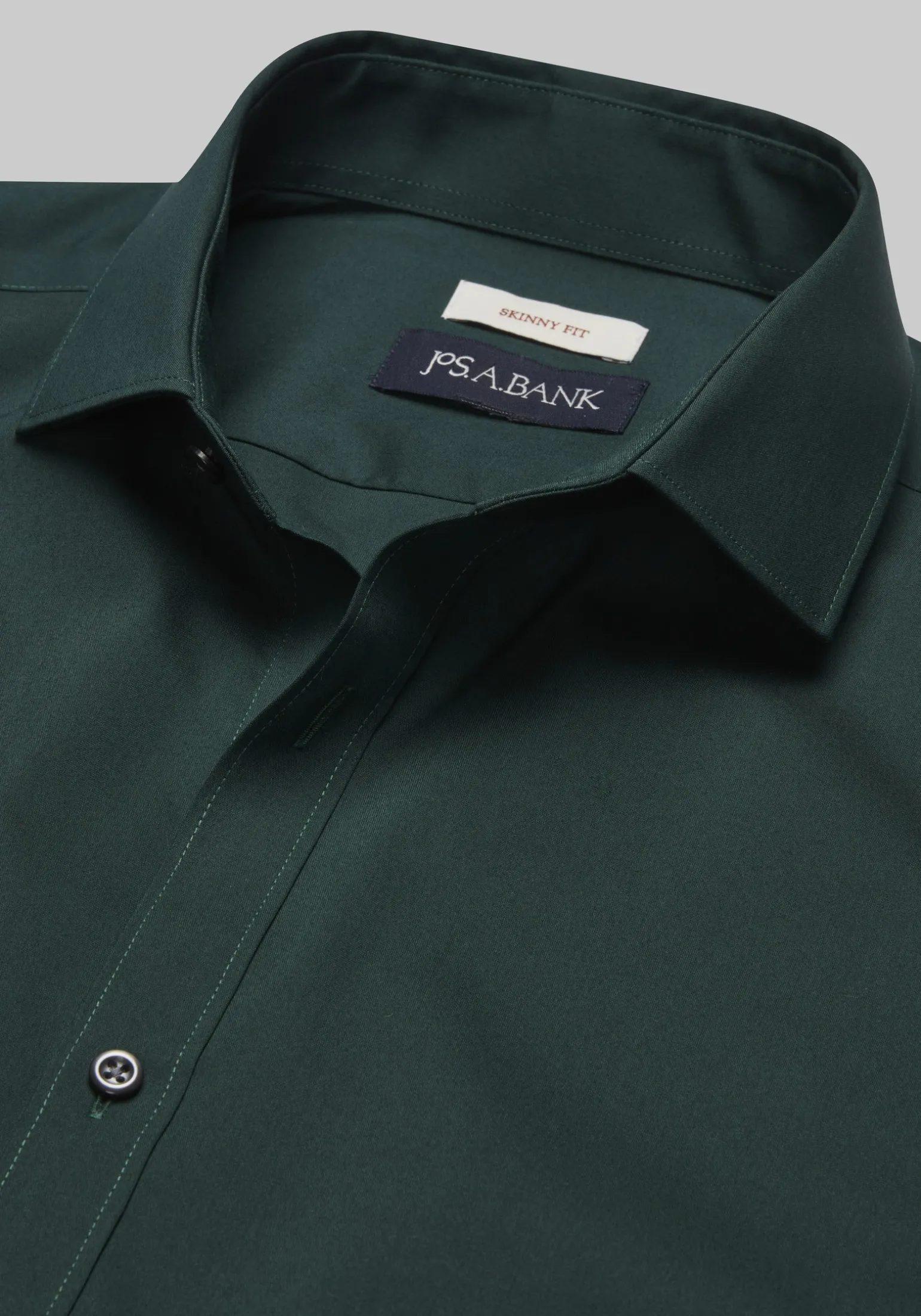 Jos. A. Bank Skinny Fit Spread Collar Solid Dress Shirt
