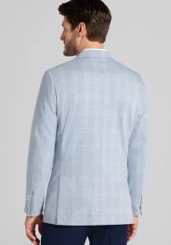 Jos. A. Bank Slim Fit Comfort Stretch Knit Plaid Sportcoat