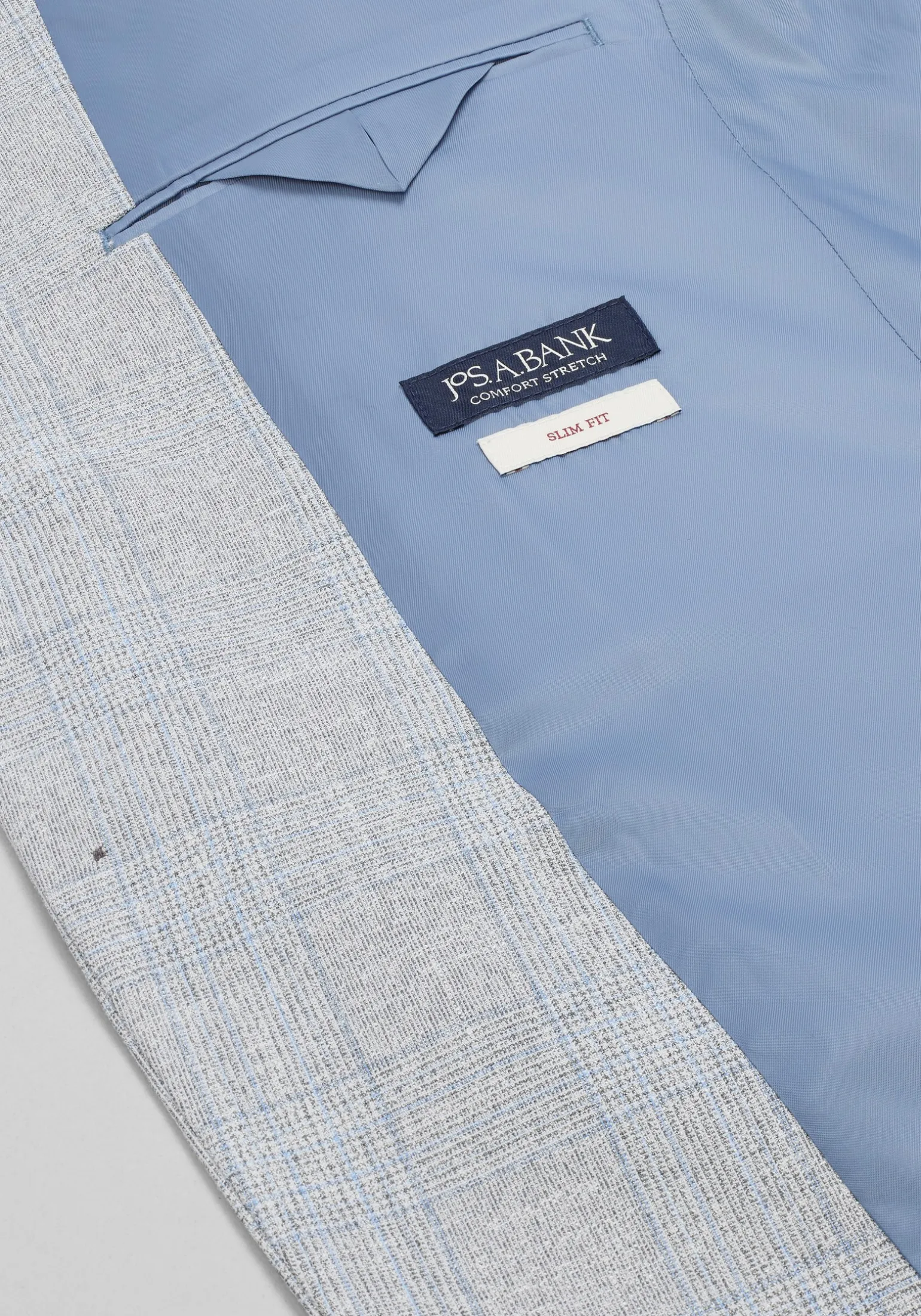 Jos. A. Bank Slim Fit Plaid Comfort Stretch Sportcoat