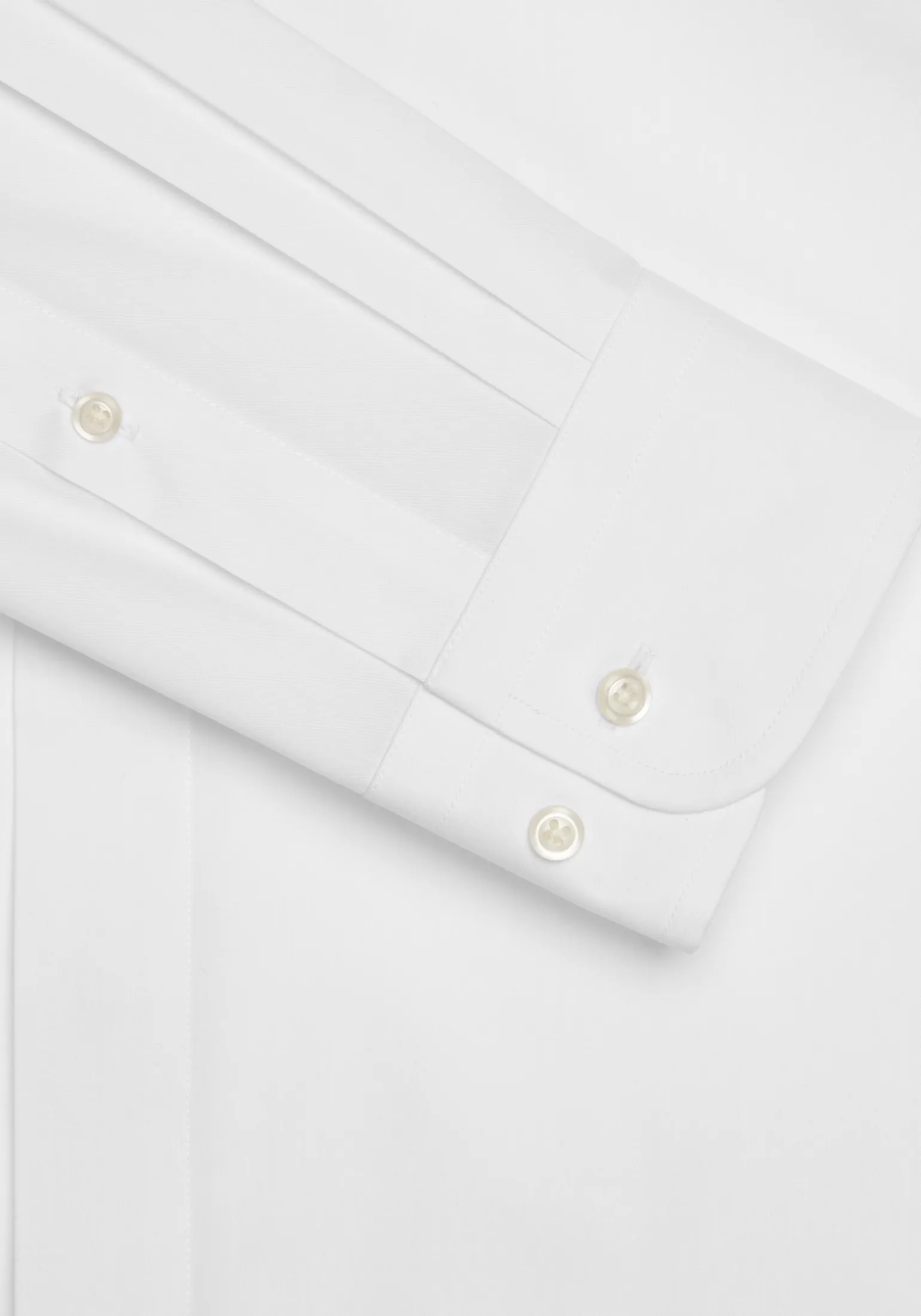 Jos. A. Bank Slim Fit Spread Collar Covered Placket Solid Dress Shirt