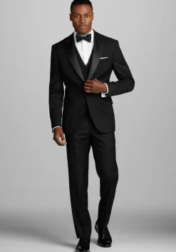 Jos. A. Bank Slim Fit Wool Blend Peak Lapel Tuxedo Suit Separate Jacket - Big & Tall