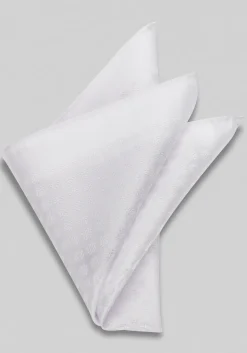 Jos. A. Bank Solid Textured Flower Pocket Square