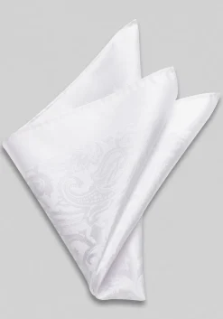 Jos. A. Bank Solid Textured Paisley Pocket Square