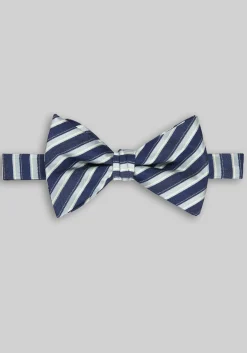 Jos. A. Bank Stripe Pre-Tied Big Bow Tie