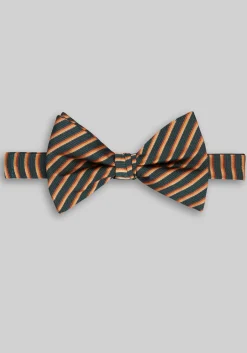 Jos. A. Bank Stripe Pre-Tied Big Bow Tie