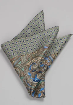 Jos. A. Bank Swirling Paisley Pocket Square