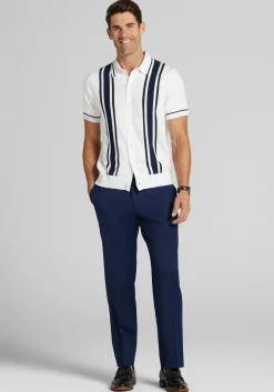 Jos. A. Bank Tailored Fit Bowling Panel Shirt Sweater