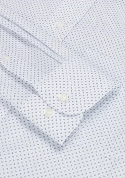 Jos. A. Bank Tailored Fit Button-Down Collar Print Dress Shirt