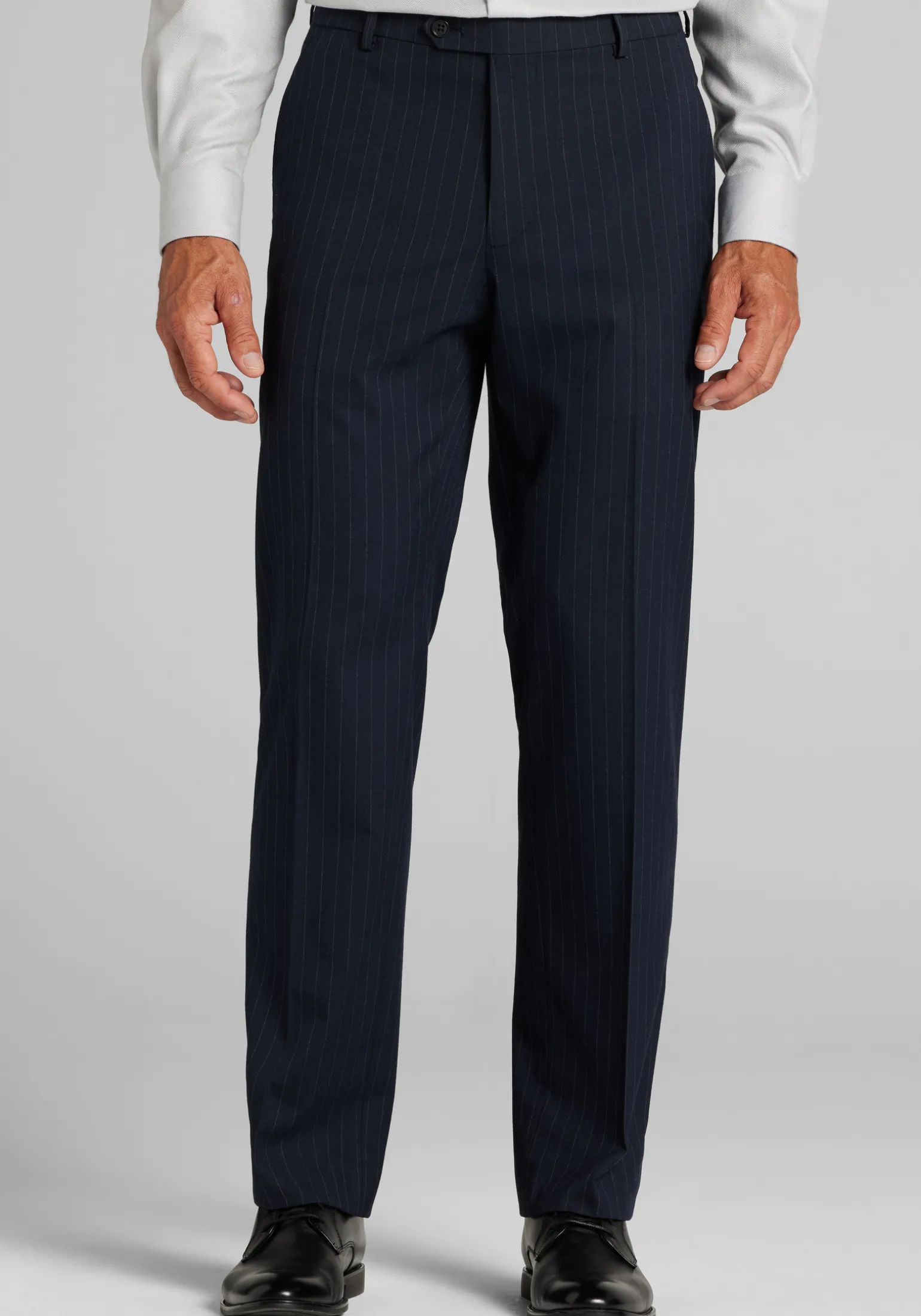 Jos. A. Bank Tailored Fit Chalk Stripe Comfort Stretch Suit Pants - Big & Tall
