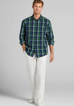 Jos. A. Bank Tailored Fit Check Button Up Shirt
