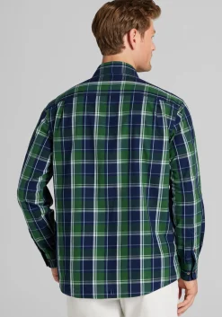 Jos. A. Bank Tailored Fit Check Button Up Shirt