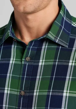 Jos. A. Bank Tailored Fit Check Button Up Shirt