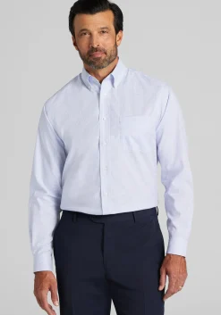 Jos. A. Bank Tailored Fit Check Comfort Stretch Dress Shirt
