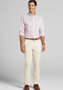 Jos. A. Bank Tailored Fit Check Comfort Stretch Dress Shirt