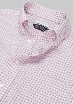 Jos. A. Bank Tailored Fit Check Comfort Stretch Dress Shirt