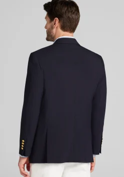 Jos. A. Bank Tailored Fit Comfort Stretch Double-Breasted Blazer