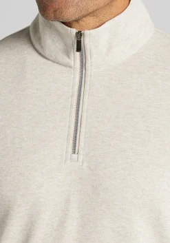 Jos. A. Bank Tailored Fit Double Face 1/4 Zip Pullover