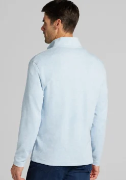 Jos. A. Bank Tailored Fit Double Face 1/4 Zip Pullover