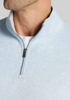 Jos. A. Bank Tailored Fit Double Face 1/4 Zip Pullover