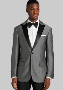 Jos. A. Bank Tailored Fit Herringbone Comfort Stretch Dinner Jacket - Big & Tall