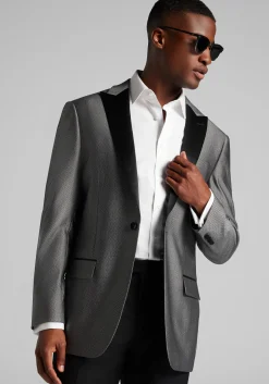Jos. A. Bank Tailored Fit Herringbone Comfort Stretch Dinner Jacket