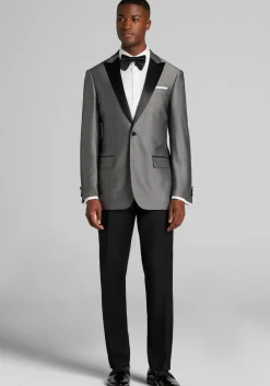 Jos. A. Bank Tailored Fit Herringbone Comfort Stretch Dinner Jacket