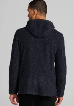 Jos. A. Bank Tailored Fit Knit Heathered Twill Jacket