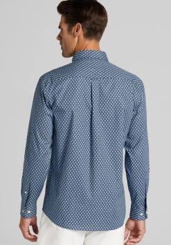 Jos. A. Bank Tailored Fit Medallion Button Up Shirt