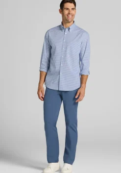 Jos. A. Bank Tailored Fit Mini Tonal Plaid Button Up Shirt