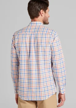 Jos. A. Bank Tailored Fit Multi Plaid Button Up Shirt
