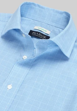 Jos. A. Bank Tailored Fit Offset Grid Dress Shirt