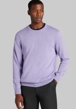 Jos. A. Bank Tailored Fit Pima Cotton Crew Neck Sweater