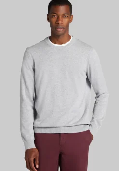 Jos. A. Bank Tailored Fit Pima Cotton Crew Neck Sweater