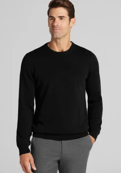 Jos. A. Bank Tailored Fit Pima Cotton Crew Neck Sweater