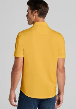 Jos. A. Bank Tailored Fit Pique Short Sleeve Button Up Shirt