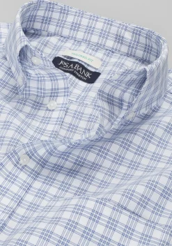 Jos. A. Bank Tailored Fit Plaid Comfort Stretch Dress Shirt