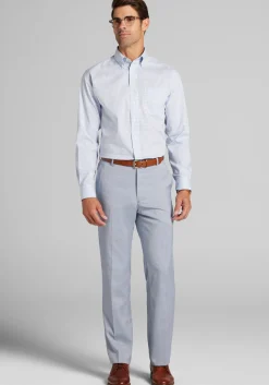 Jos. A. Bank Tailored Fit Plaid Comfort Stretch Dress Shirt