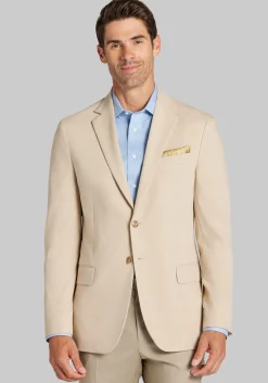 Jos. A. Bank Tailored Fit Plaid Comfort Stretch Plaid Sportcoat